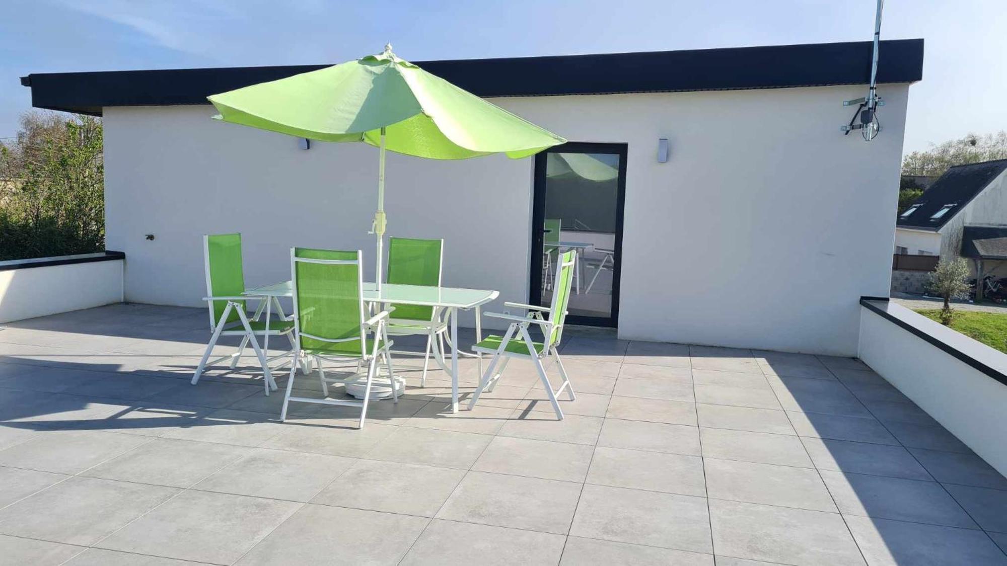 Location Saisonniere Pres De La Mer Avec Rooftop Riantec Eksteriør bilde