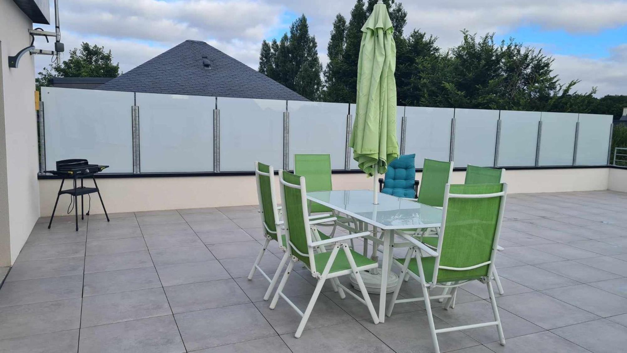 Location Saisonniere Pres De La Mer Avec Rooftop Riantec Eksteriør bilde